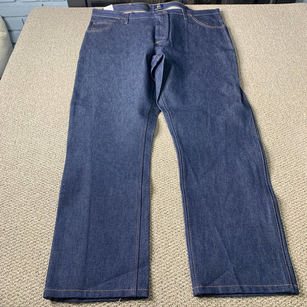 Wrangler Mens Jeans Size 42X30 Blue Denim Regular Fit Cowboy‎ Cut 47MWZ NWT